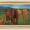 Schnyder Albert - Troupeau de vaches avec cheval - Encadré