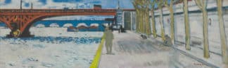 Brianchon Maurice - Quai de Paris, mit Rollator