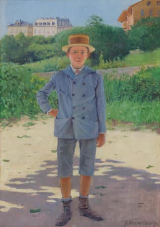 Vallotton Félix - Portrait du jeune Delisle