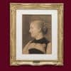Anker Albert - Jeune fille au chignon - Encadré