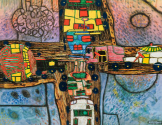 Hundertwasser Friedensreich - Composition I