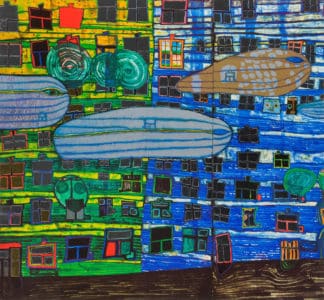 Hundertwasser Friedensreich - Composition IV