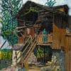 Werlen Ludwig - Maison avec personnage