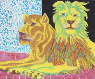 Camenisch Paul - Expressives Löwenpaar II