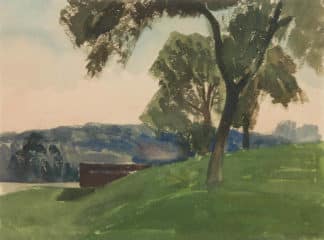 Chavaz Albert - Paysage de campagne de Fribourg