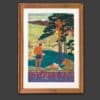 Bille Edmond - Plakat von Lake Geronde II - Gerahmt