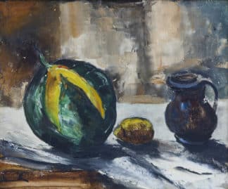 De Vlaminck Maurice - Stillleben mit Wassermelone