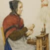 Anker Albert - Paysanne au rouet
