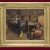 Giacometti Giovanni - Dans l'enclos des chèvres - Encadré