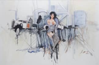 Fietze Hans - Femme au bar