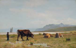 Lugardon Albert - Garde-vaches au Lac Léman
