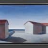 Rapuzzi Johannis Luigi - Auf der Terrasse am Meer - Gerahmt