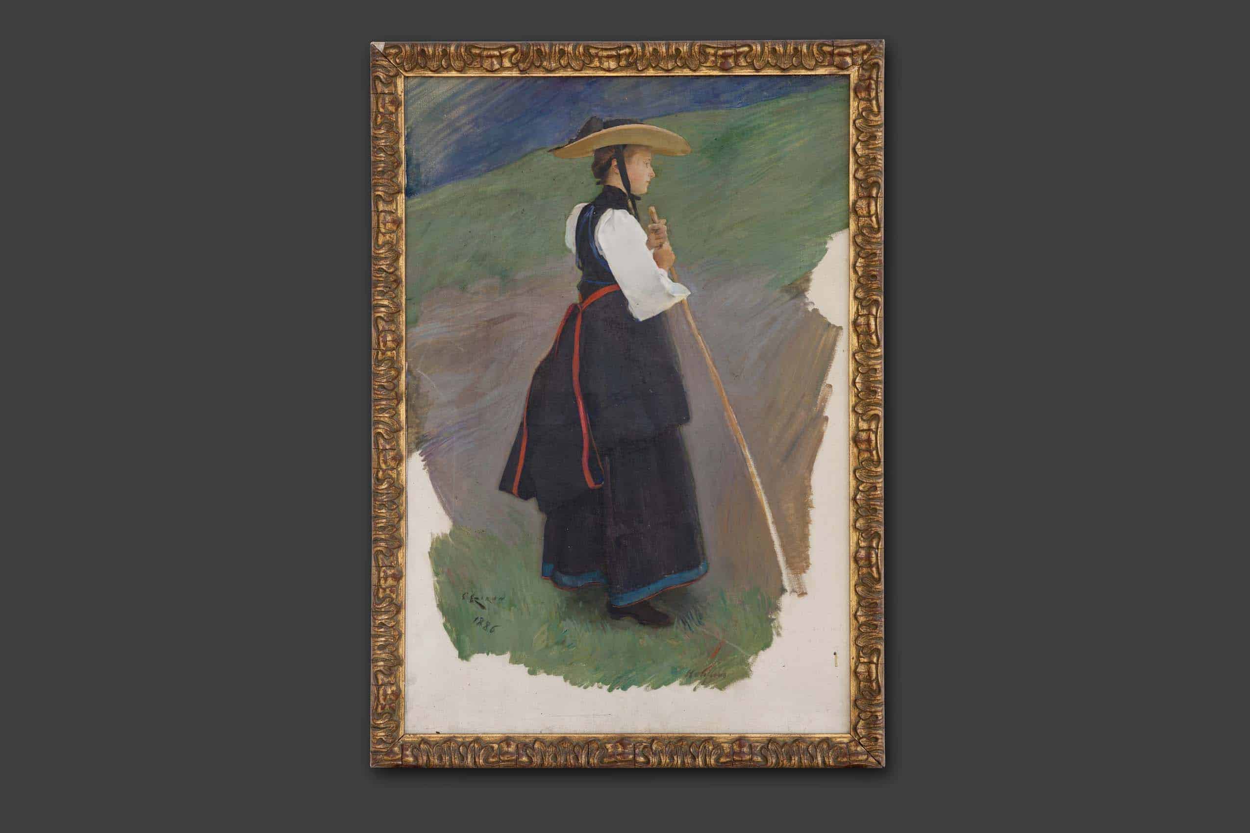 Bernerin in Tracht bei Hohfluh - Galantica Collection
