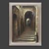 Buchet Gustave Louis - Alte Passage in Roquebrune - Gerahmt