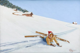 Pellegrini Carlo - Tomber dans la neige fraîche