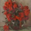 Barraud Aurèle René - Les dahlias rouges
