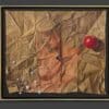 Taricco Michele - Papier froissé, pierre et pomme - Encadré