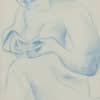 Le Corbusier - Femme au crayon bleu