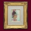 Domergue Jean-Gabriel - Portrait de Lola - Encadré