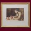 Anker Albert - Bauer isst Suppe - Gerahmt