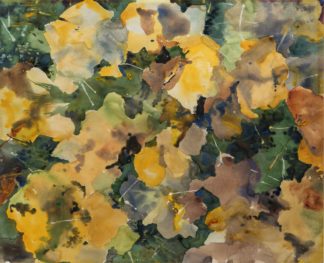 Giacometti Augusto - Blätter mit grünem Hintergrund