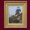 Lugardon Albert - Sommerliche Alp mit Ziegen - Gerahmt