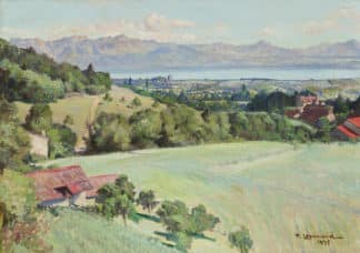 Lepinard Paul - Blick auf den Lac Leman