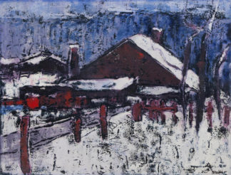 Mafli Walter - Savigny, paysage d’hiver