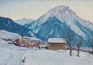 Werlen Ludwig - Verschneites Dorf