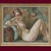 Vautier Otto - Sitzend nackt - Gerahmt