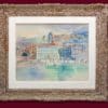Dufy Jean - Das Welcome-Hotel in Villefranche-sur-Mer - Gerahmt