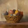 De Palézieux Gérard - Stillleben mit einem mit Früchten gefüllten Korb