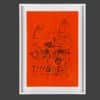 Tinguely Jean - Leben in Rot - Gerahmt