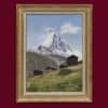 Duplain Albert - Raccards Valaisans avec vue sur le Mont Cervin - Encadré