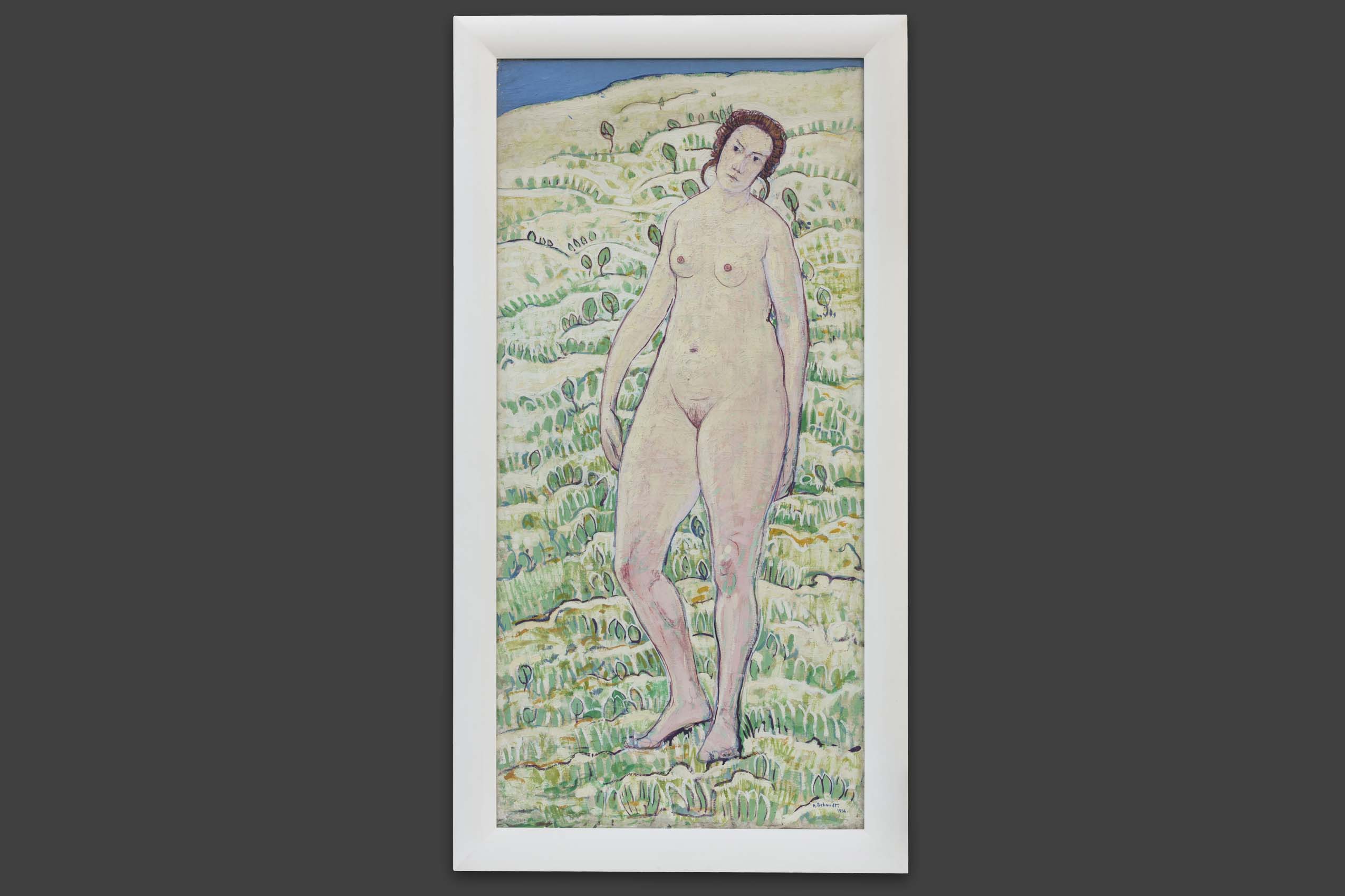 Schmidt Albert - Femme nue II - Encadré