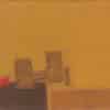 Mafli Walter - Abstraction sur de l’orange et jaune
