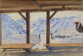 Wieland Hans Beat - Paysage de montagne hivernal