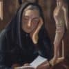 Bille Edmond - Chandolin, Lesen in der Nähe von San Sebastian
