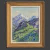 Fink Waldemar - Blick auf die Dent Blanche - Gerahmt