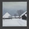 Sauthier Claude - Paysage sous la neige - Encadré