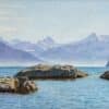 Plinio Colombi - Lac de Thoune, avec l’Eiger et le Mönch