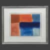 Dubuis Fernand - Composition rouge-bleu - Encadré