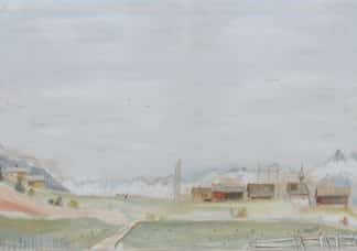 Carigiet Alois - Paysage aux Grisons
