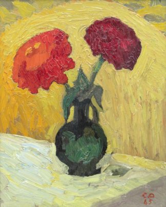 Amiet Cuno - Vase avec fleurs