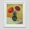 Amiet Cuno - Vase mit Blumen - Gerahmt