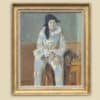 Gimmi Wilhelm - Sitzender Harlekin - Gerahmt