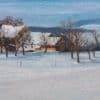 Thys Kathys - Paysage de campagne enneigé