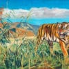 Hug Fritz Rudolf - Tigre dans la Savanne