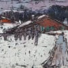 Mafli Walter - Ferme du Jura sous la neige