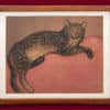 Steinlen Theophile Alexandre - Chat sur un coussin - Encadré